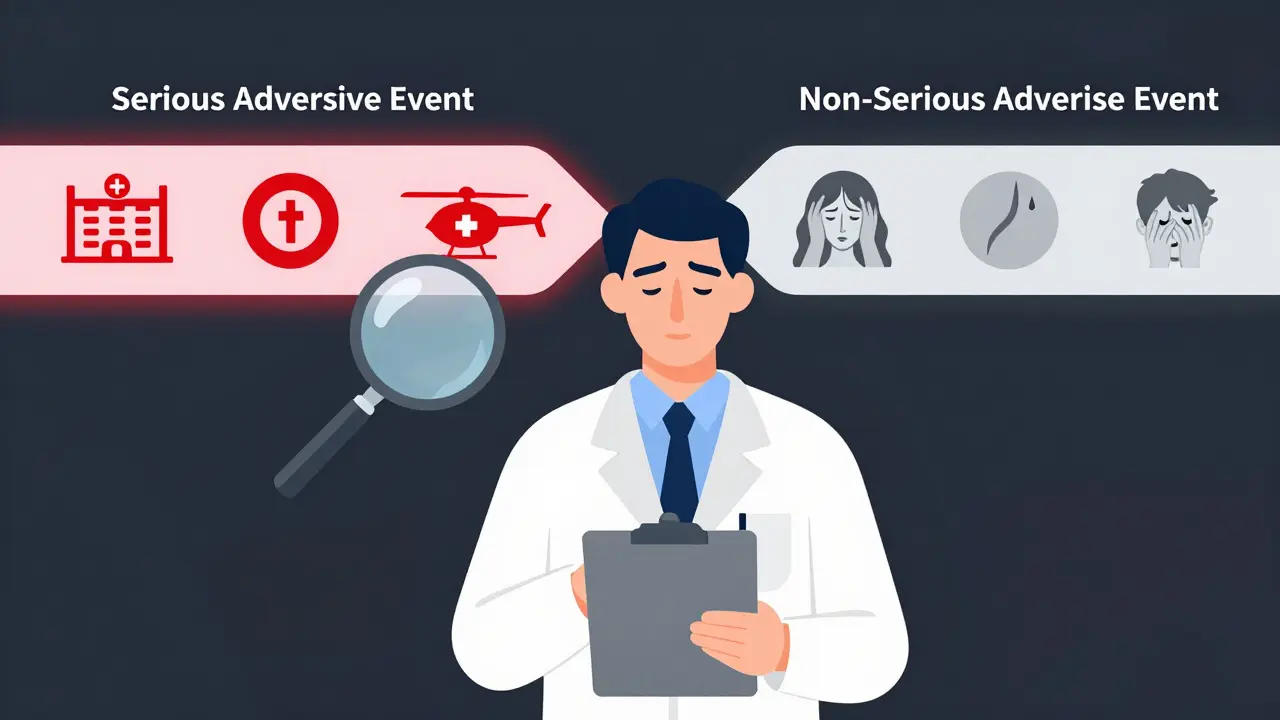 Serious vs Non-Serious Adverse Events: When to Report in Clinical Trials