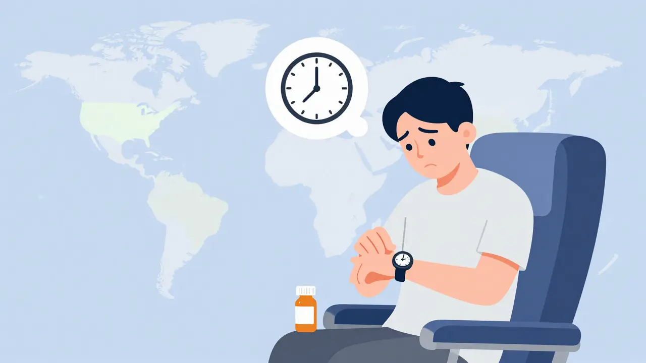 How to Time Antibiotics and Antimalarials Across Time Zones